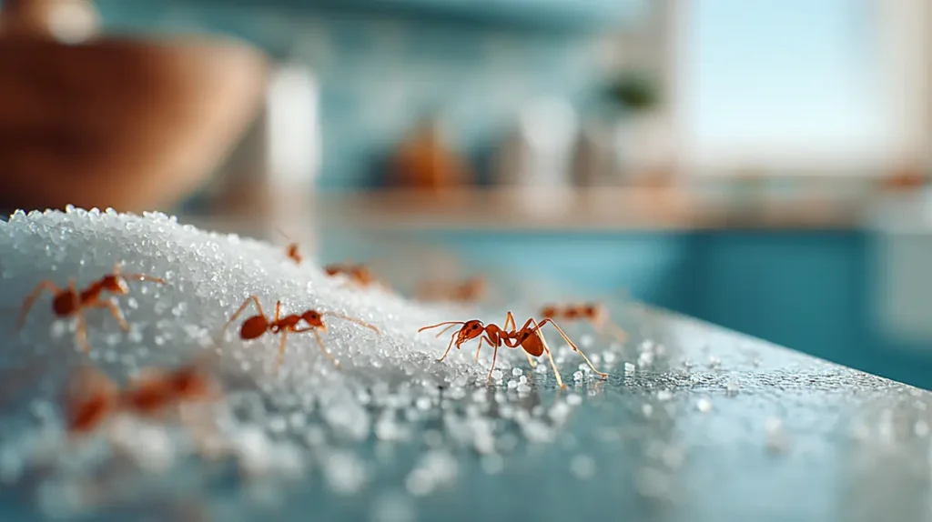 Fourmis dans la cuisine 