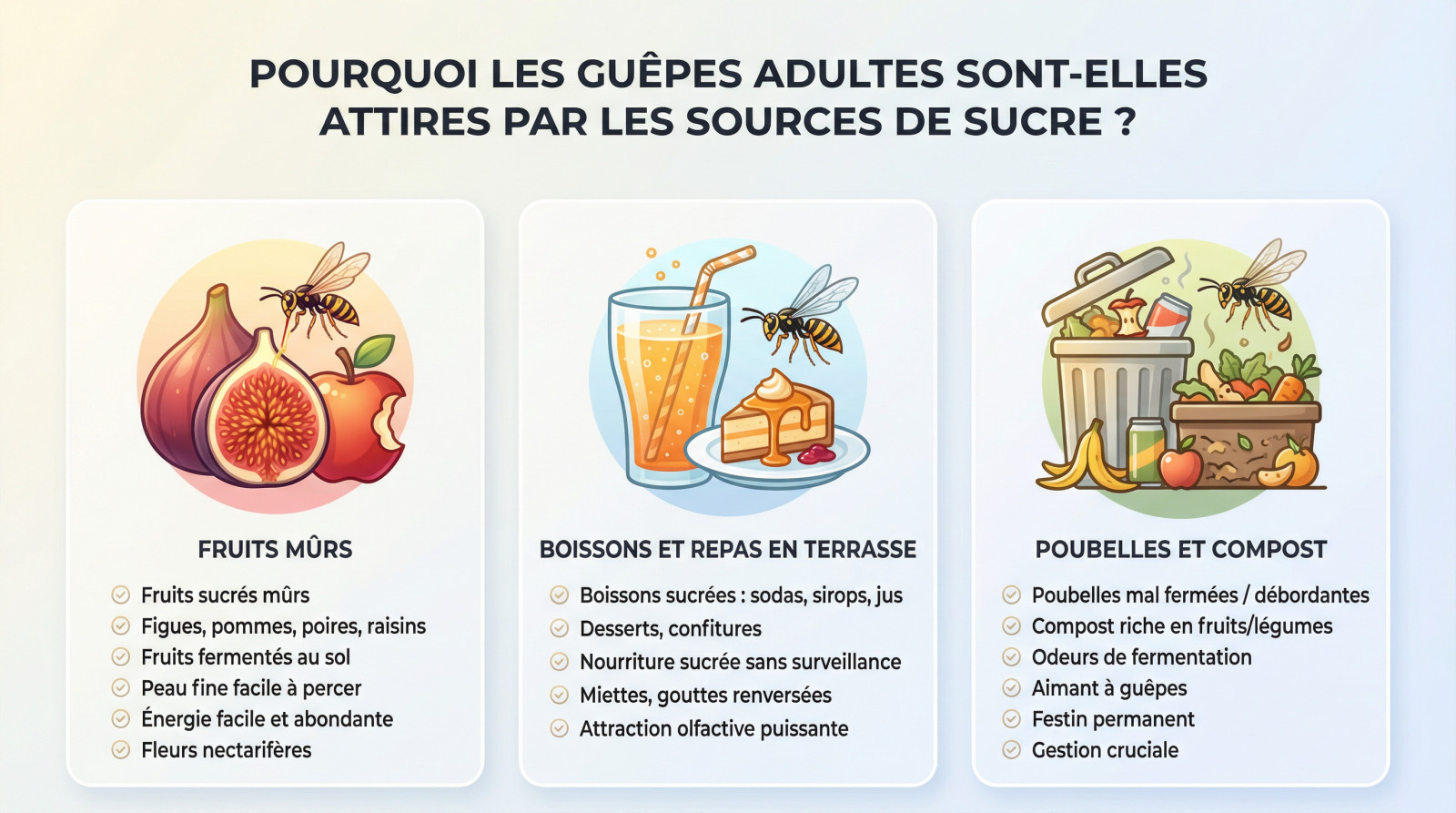 Guêpe attirée par le sucre sur un fruit mûr dans un jardin